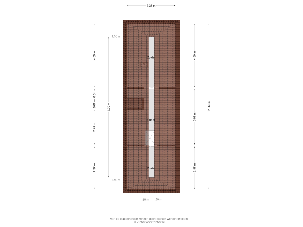 Bekijk plattegrond van Tweede Verdieping van Grotestraat 26