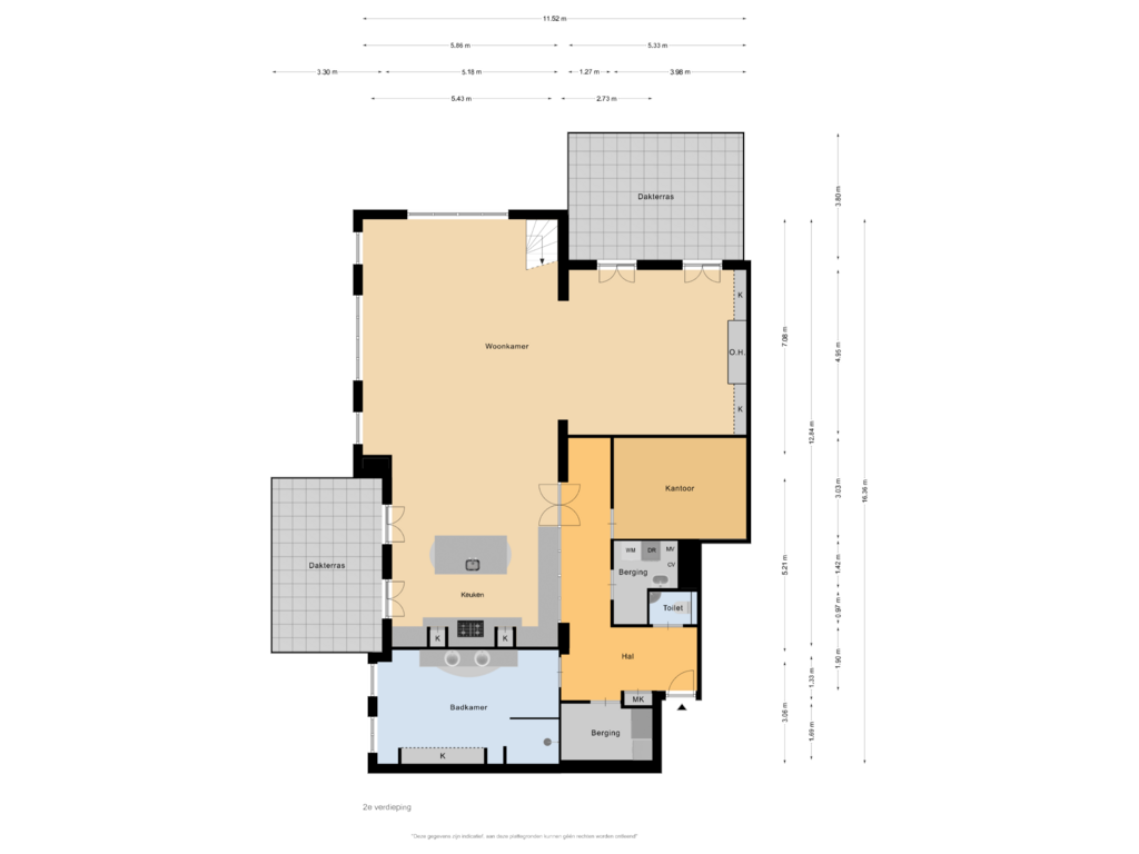 Bekijk plattegrond van 2e verdieping van Beyaertlaan 50