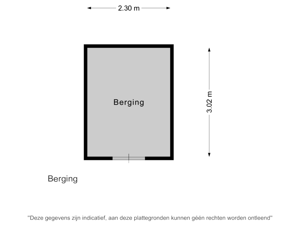 Bekijk plattegrond van Berging van Beyaertlaan 50