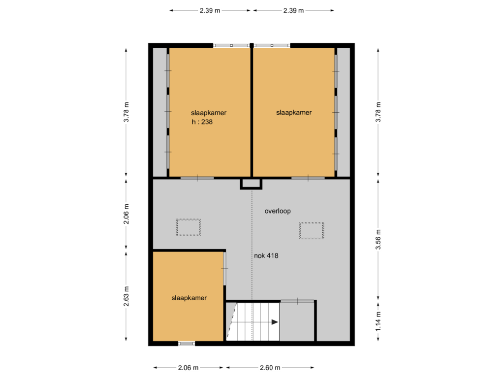 Bekijk plattegrond van verdieping van Liesbosstraat 25