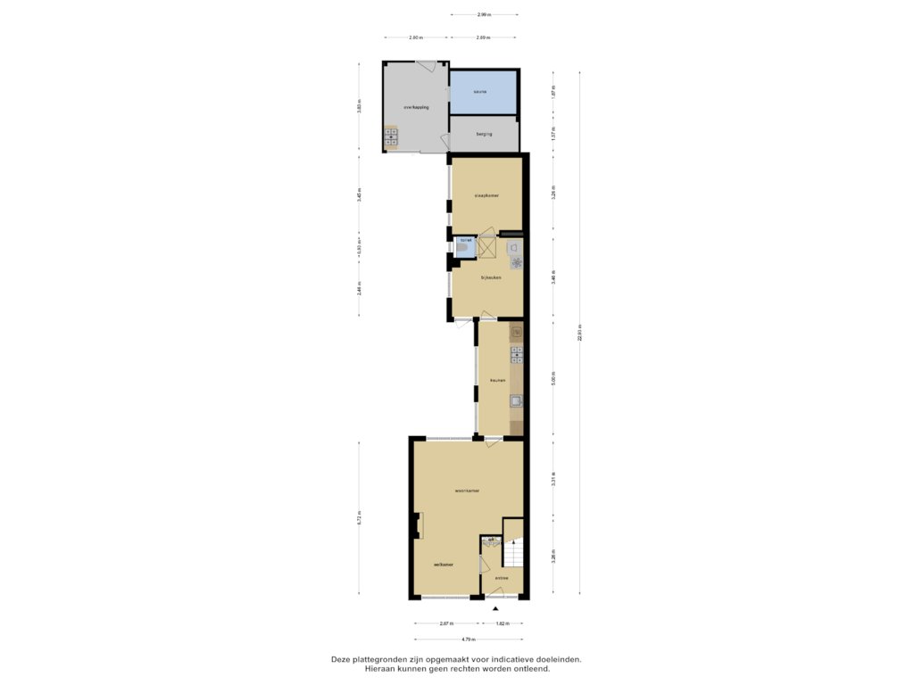 View floorplan of Begane Grond of Baandijk 11