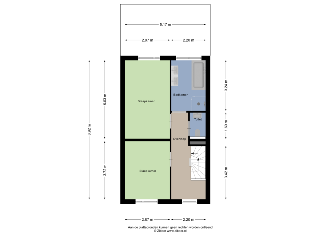 View floorplan of Eerste Verdieping of Drakensteyn 28