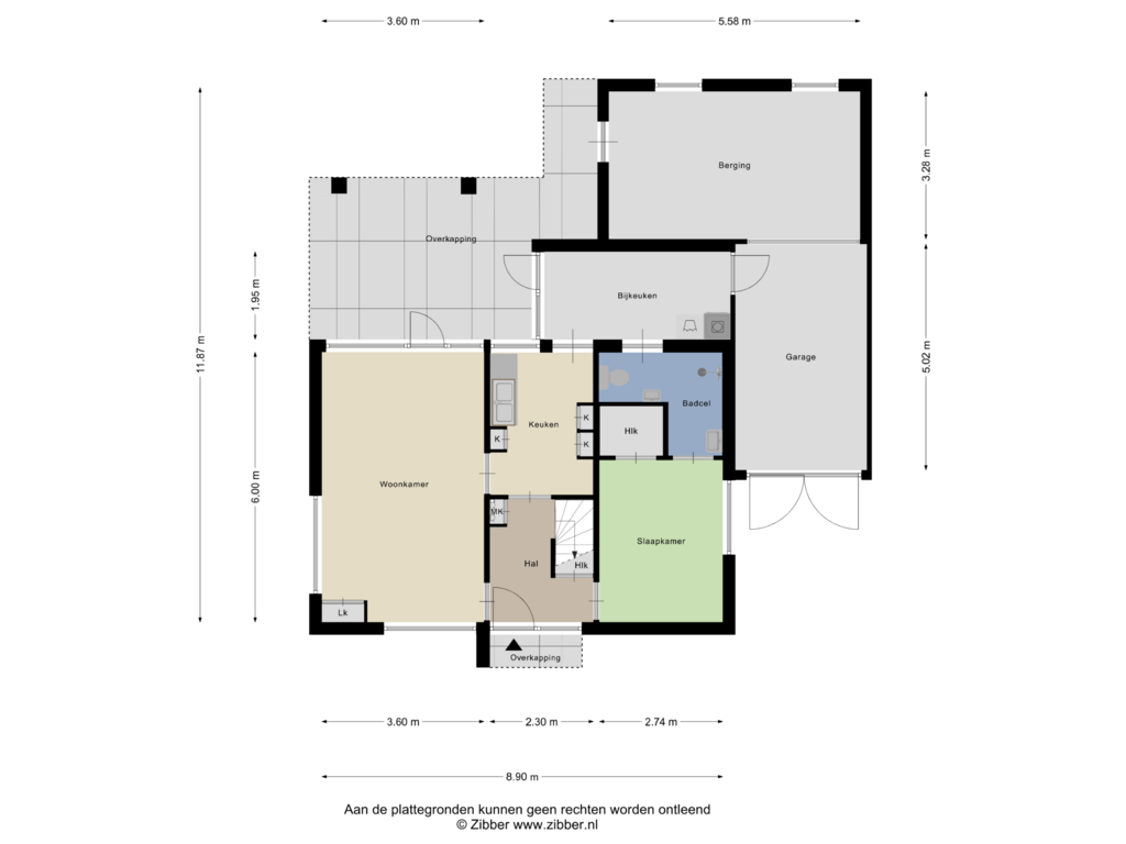 Bekijk plattegrond van Begane Grond van Torenes 3