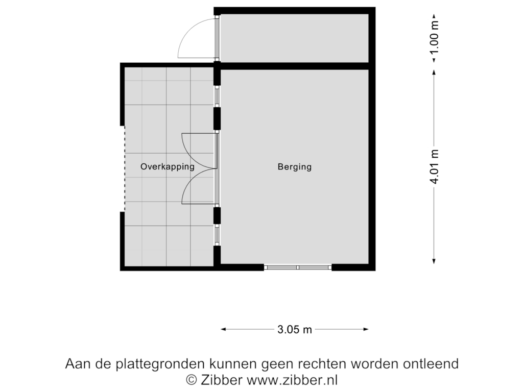 Bekijk plattegrond van Berging van Torenes 3