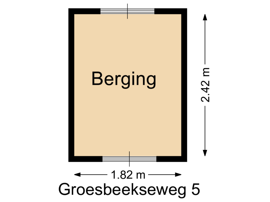 View floorplan of Floor 4 of Groesbeekseweg 5