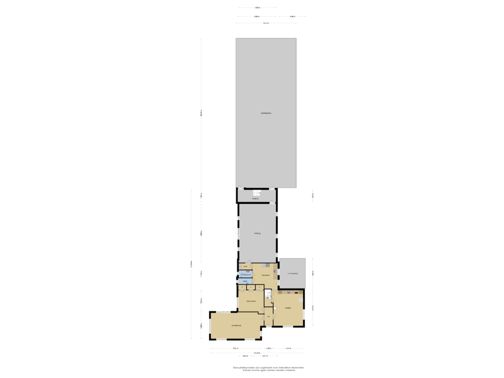 Bekijk plattegrond van Begane grond van Wierkstraat 8