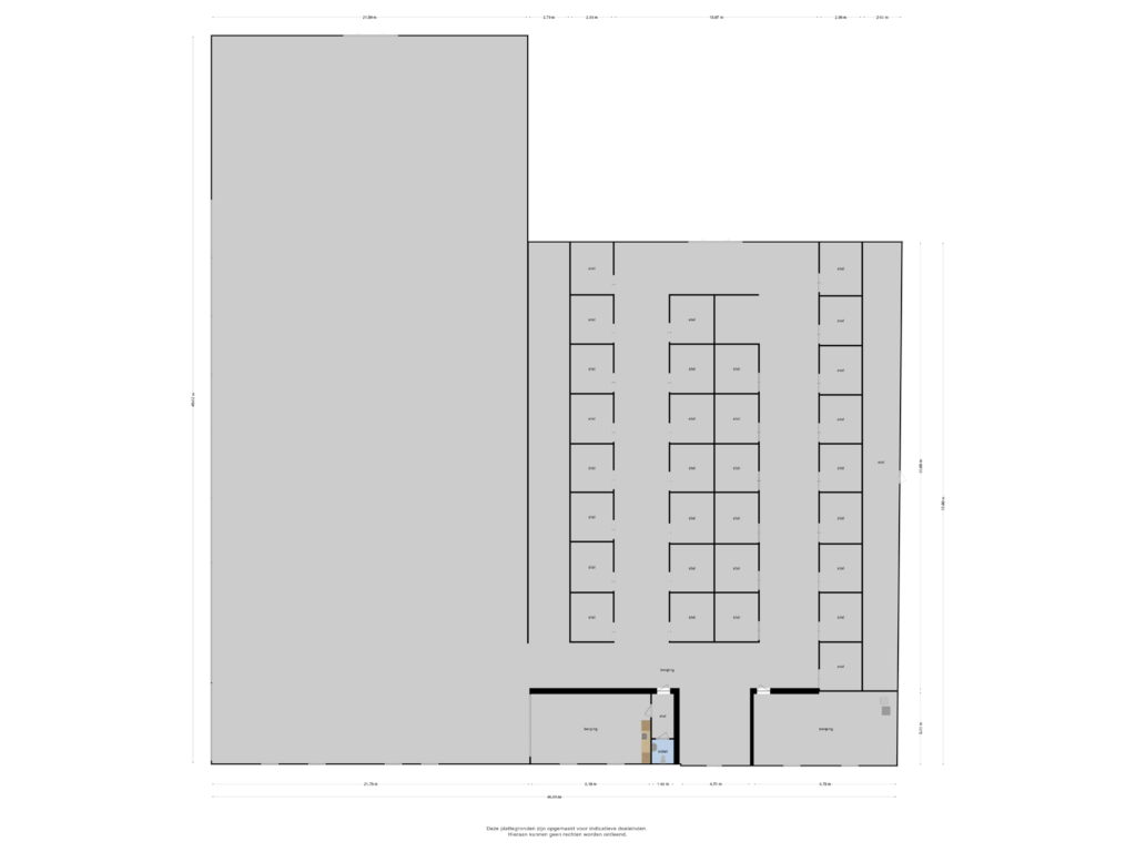 Bekijk plattegrond van Berging van Wierkstraat 8