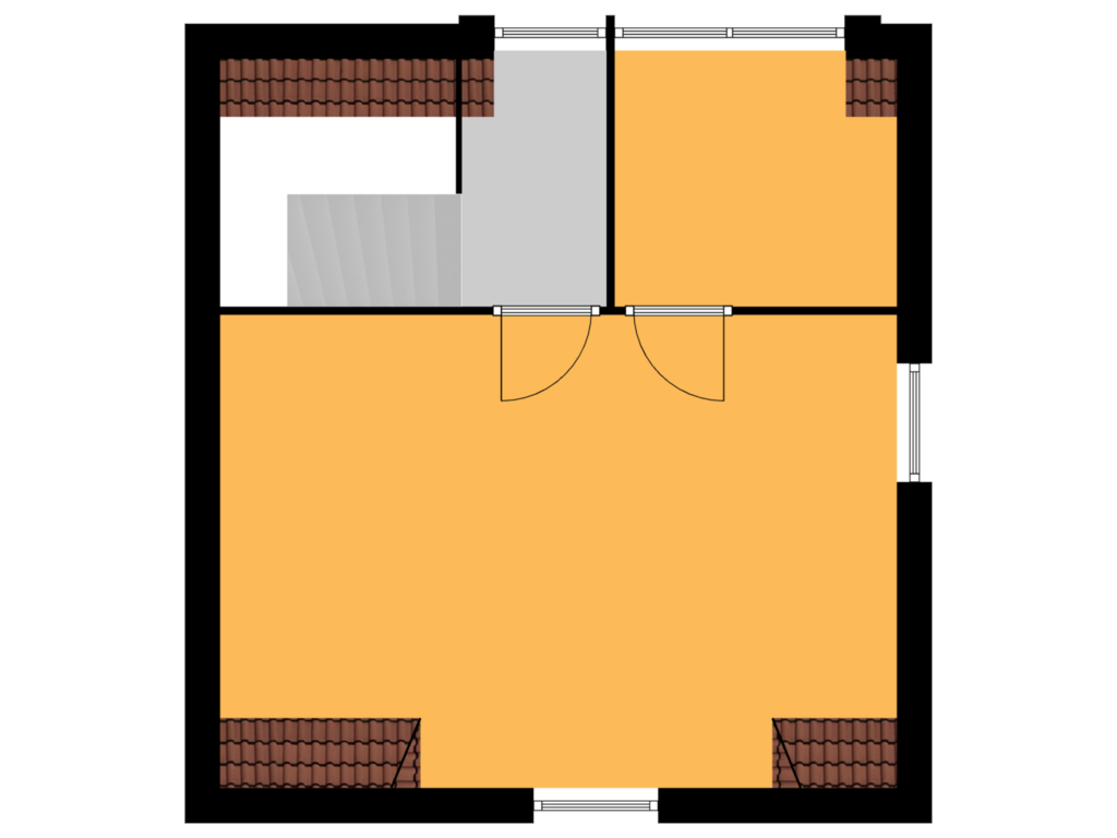 View floorplan of 1e Verdieping of Tweetandschelp 5