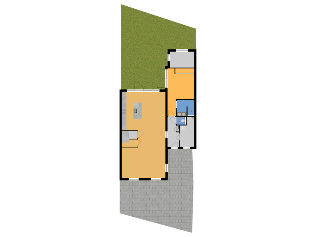 View floorplan of Perceeloverzicht of Tweetandschelp 5