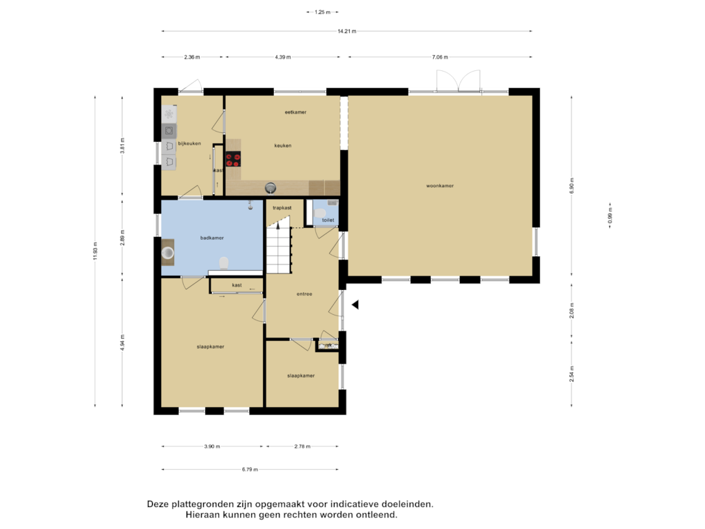 Bekijk plattegrond van Begane Grond van Strobbelhoekstraat 26