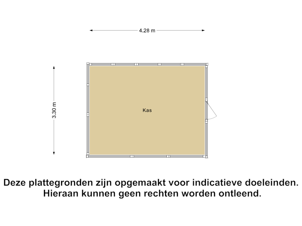 Bekijk plattegrond van Kas van Strobbelhoekstraat 26