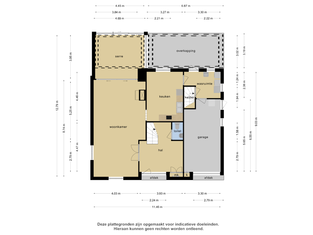 Bekijk plattegrond van Begane grond van Castelostraat 32