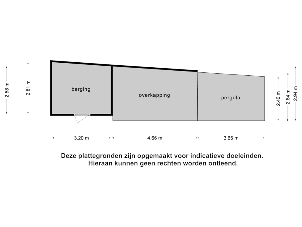 Bekijk plattegrond van Berging van Groeneweg 2-B