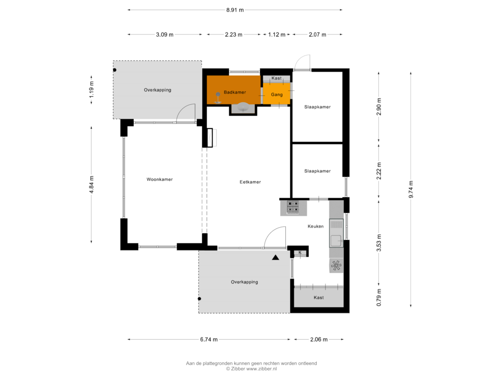 Bekijk plattegrond van Appartement van Inlaag 7