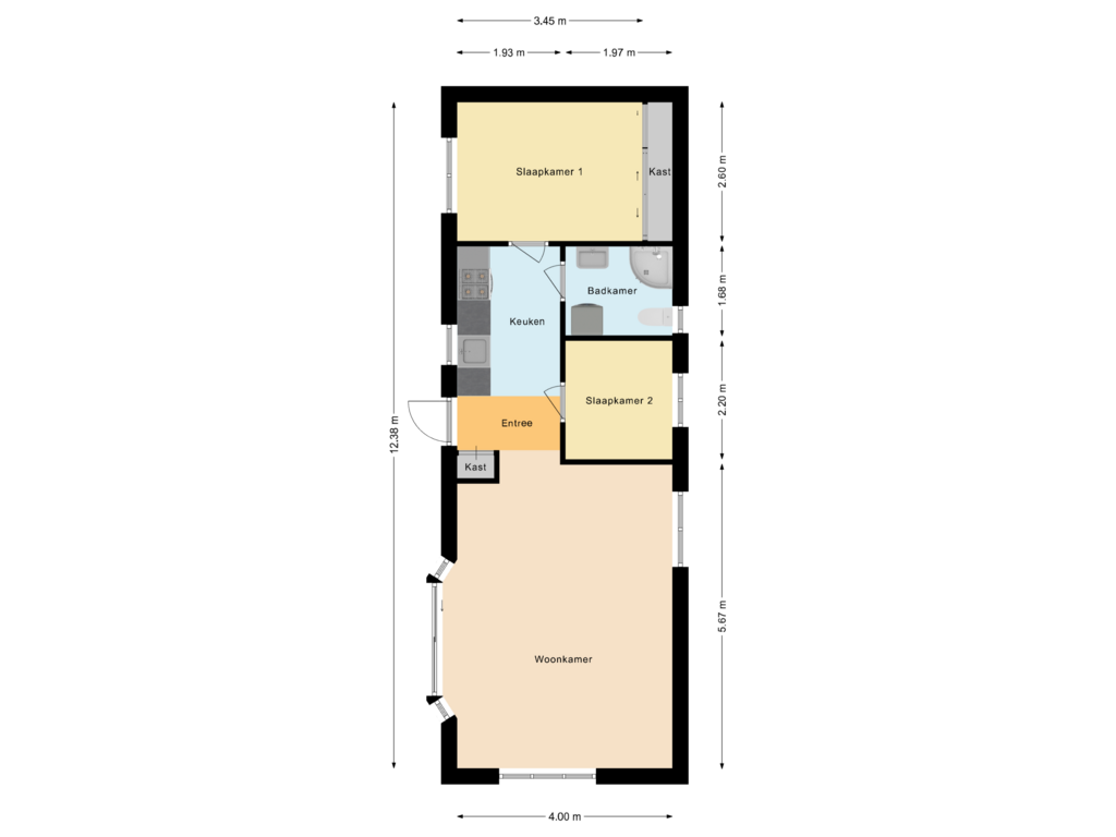 Bekijk plattegrond van Chalet van Driehuizerweg 8-211