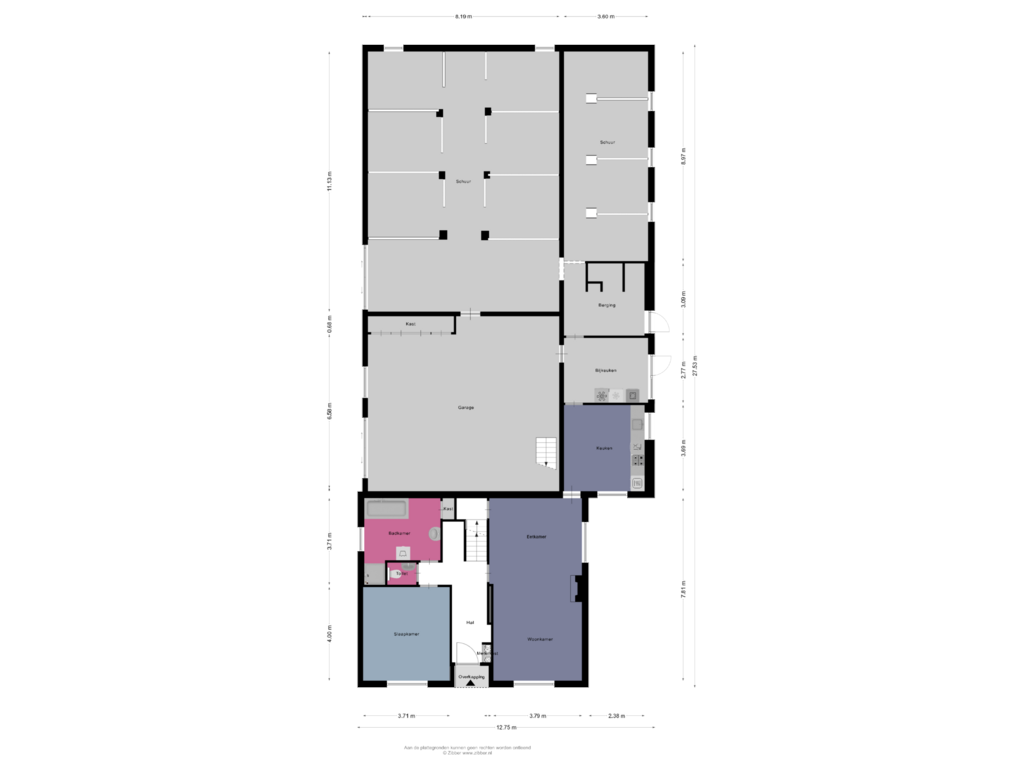 Bekijk plattegrond van Begane Grond van Rozendaal 3