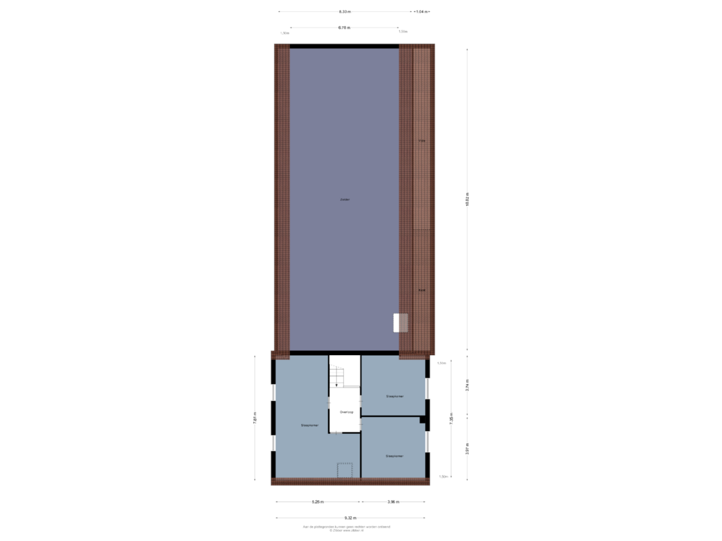 Bekijk plattegrond van Eerste Verdieping van Rozendaal 3