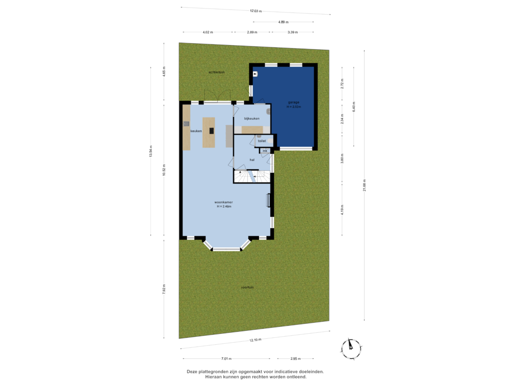 View floorplan of overzicht woning of Oostgraftdijk 82