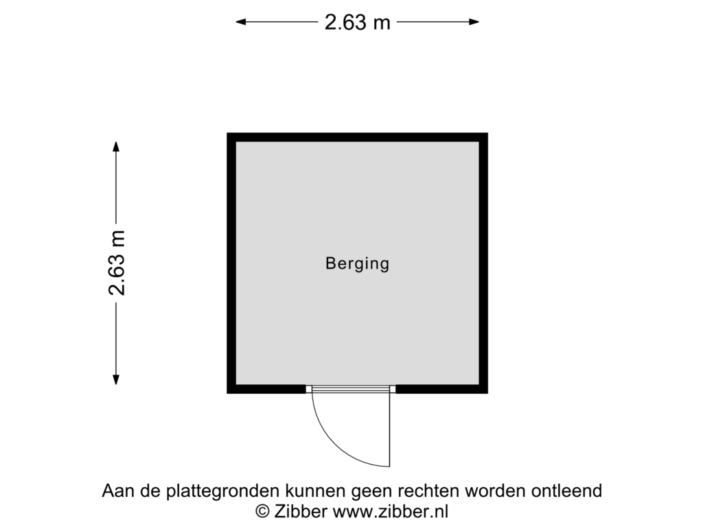 Bekijk plattegrond van Berging van Stationsplein 2