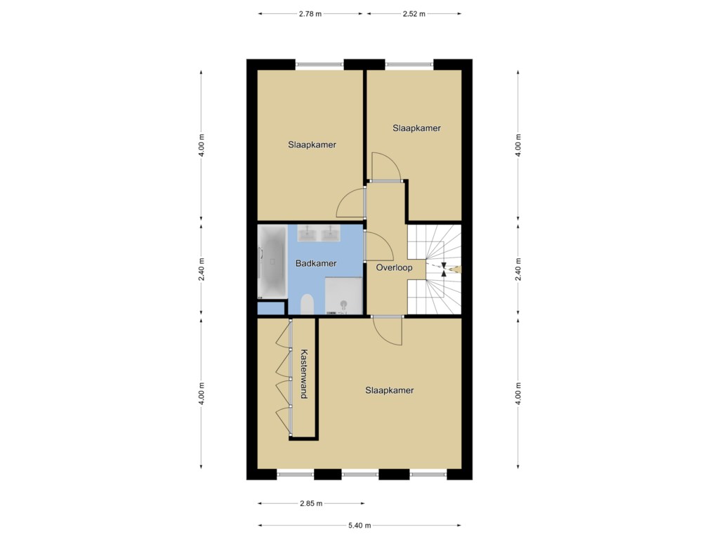 Bekijk plattegrond van 1e verdieping van Weegbree 10