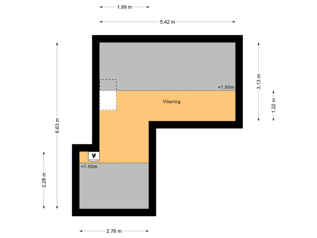 Bekijk plattegrond van Vliering van Trompenbergstraat 10