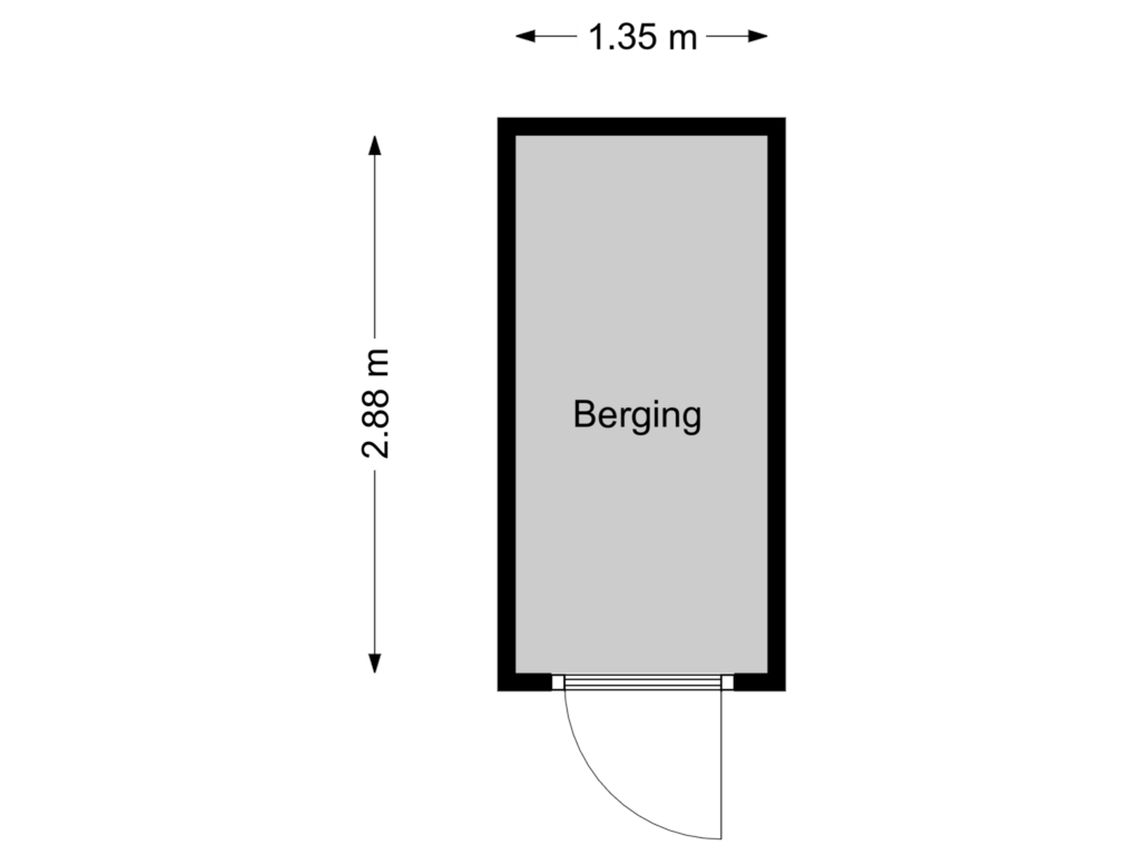 View floorplan of Berging of Port Broclede 42