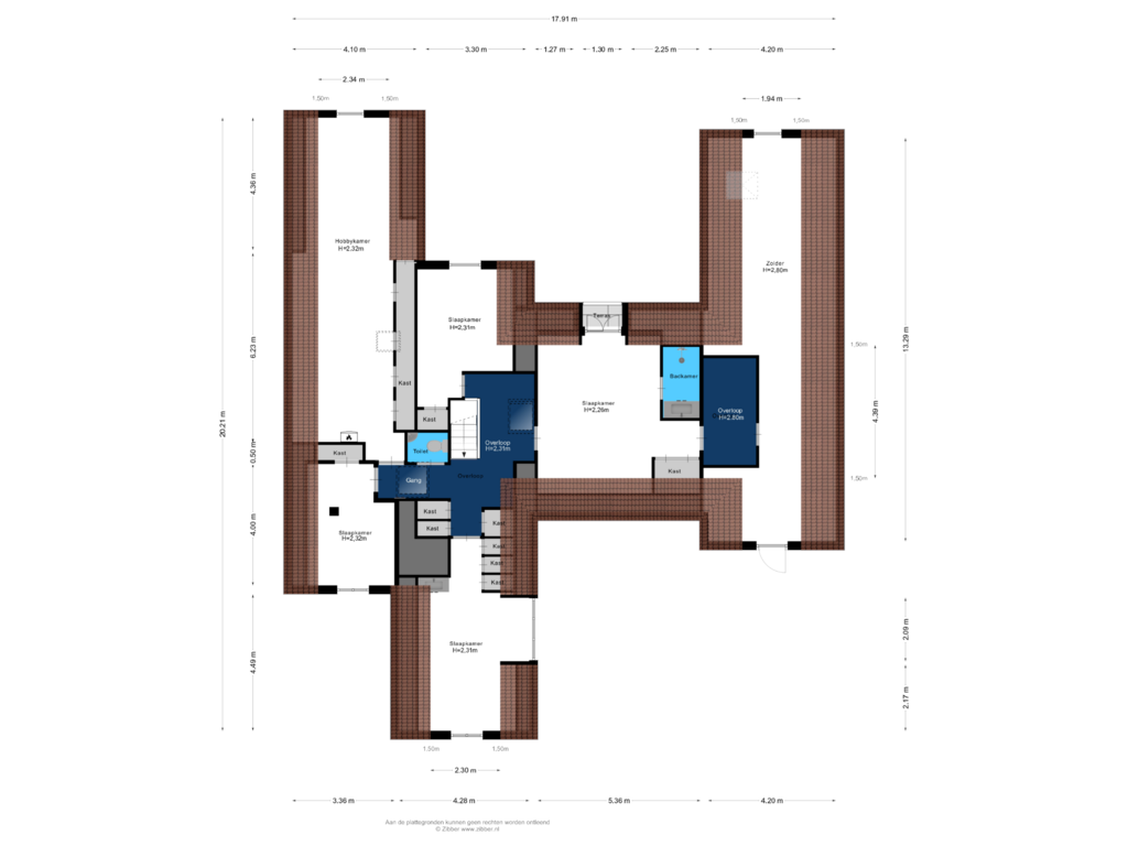 Bekijk plattegrond van Eerste Verdieping van Dorpsstraat 7