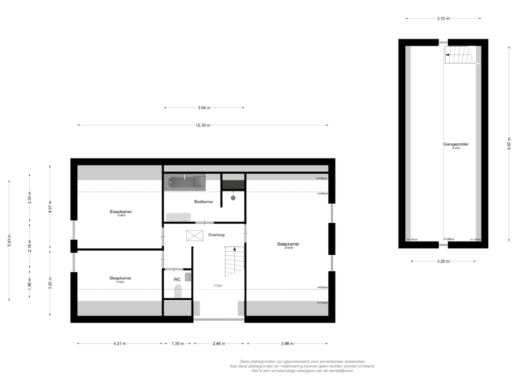 Bekijk plattegrond van Eerste Verdieping van Buitendijk 81-B