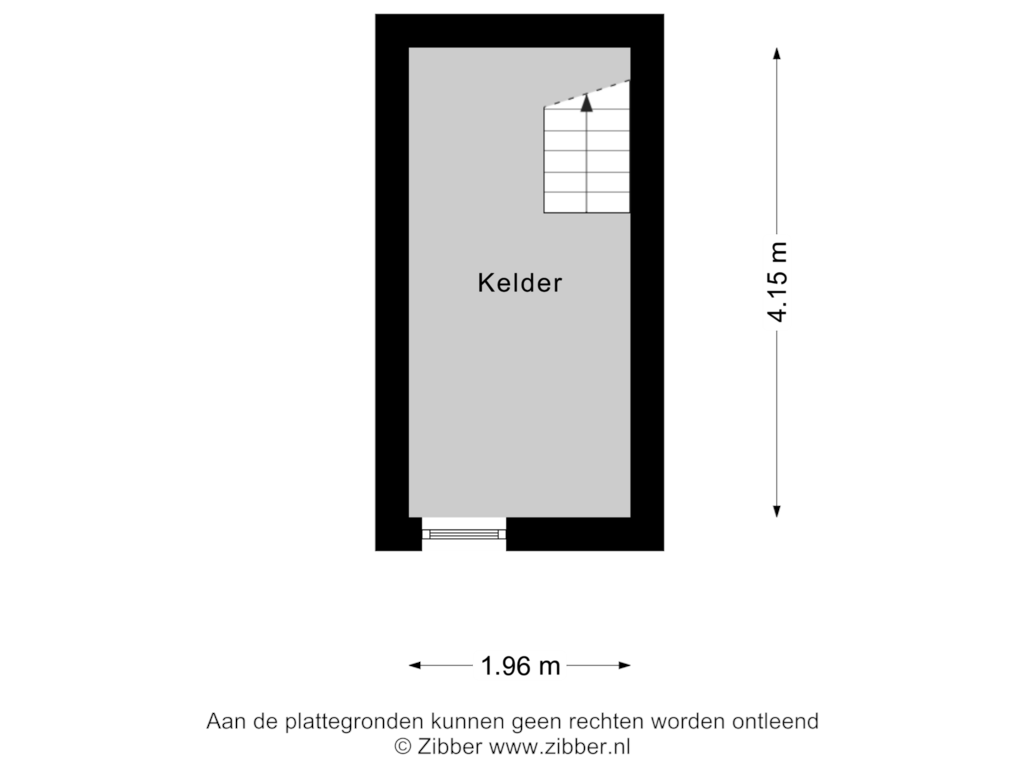 Bekijk plattegrond van Kelder van Elfuursweg 22