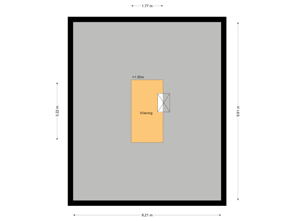 Bekijk plattegrond van Tweede Verdieping van de Gamert 2432