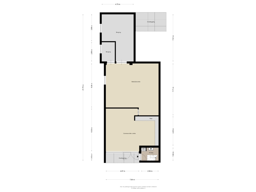 View floorplan of Begane Grond of Antoniusplein 18-B