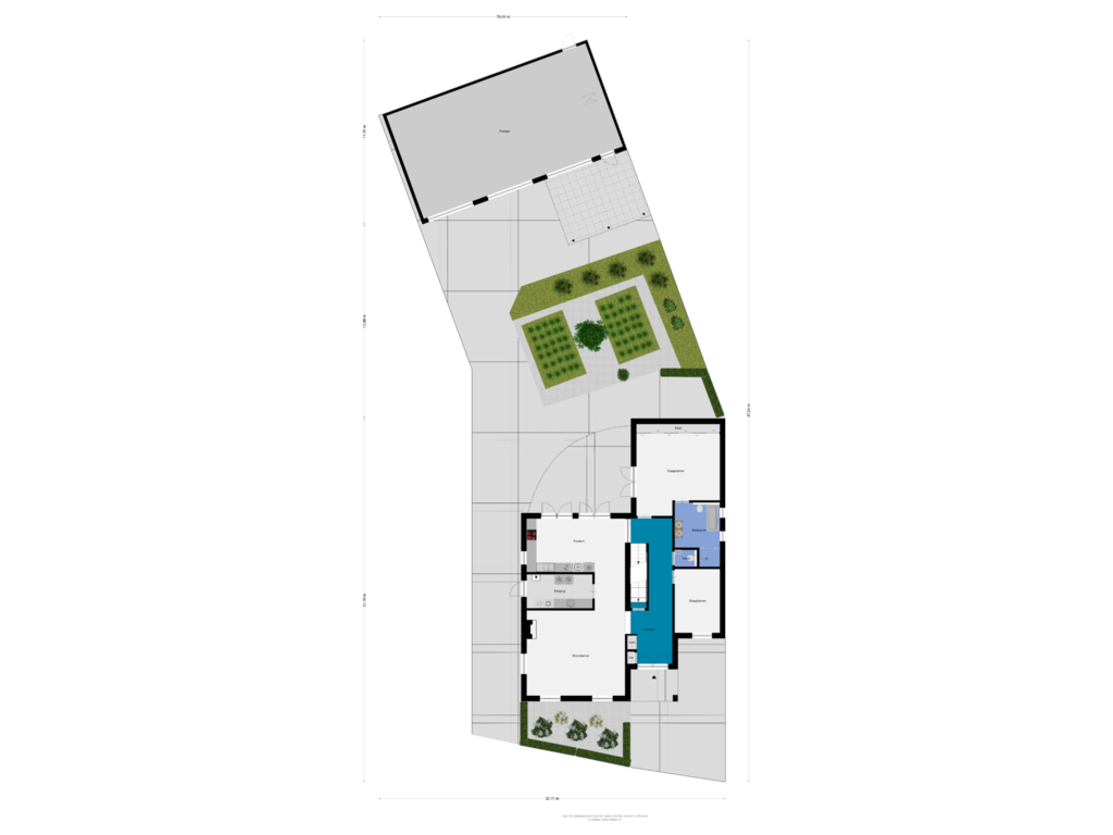 Bekijk plattegrond van Begane Grond-tuin van Meerstraat 21