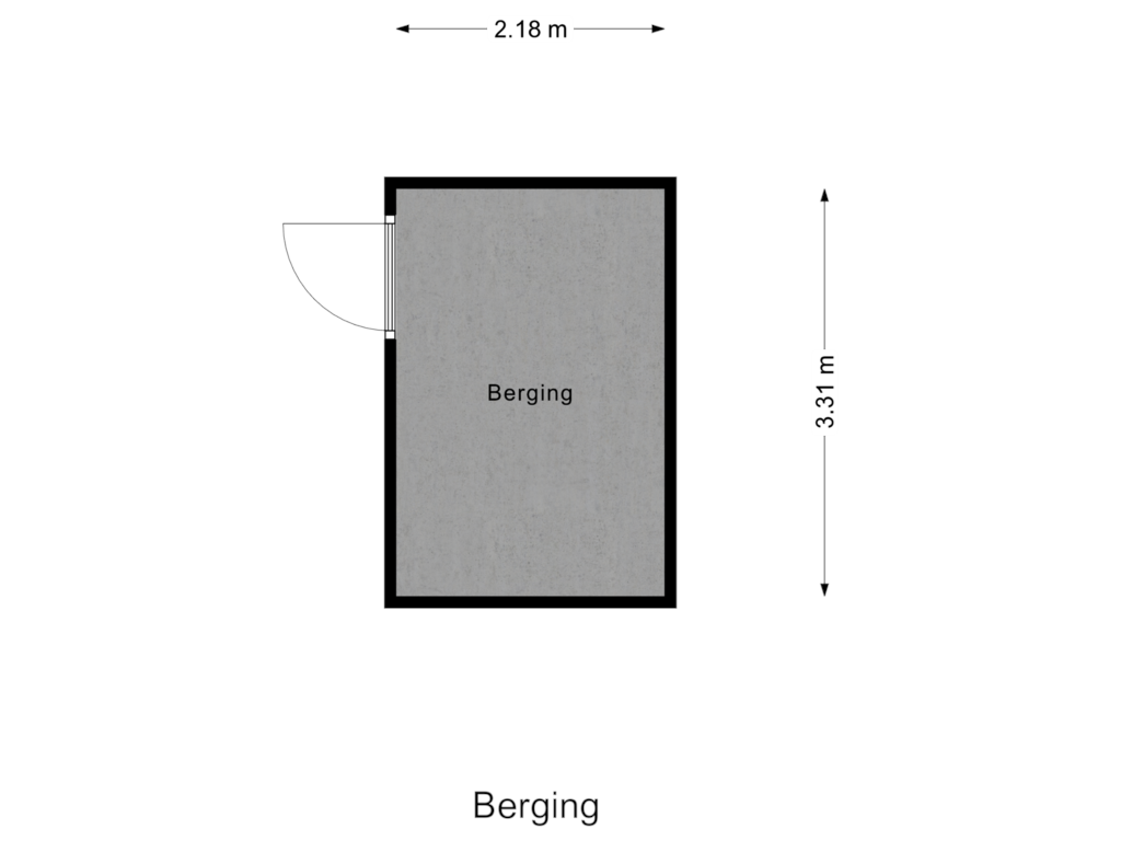 Bekijk plattegrond van Berging van Begijnenkamp 39