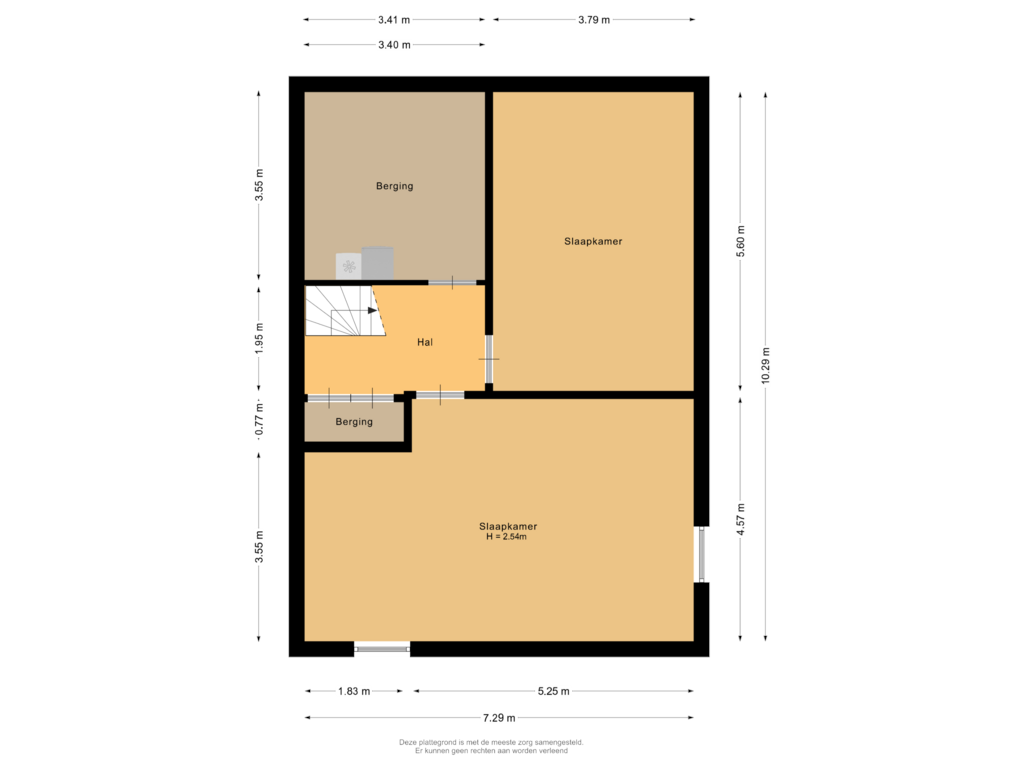 Bekijk plattegrond van Souterrain van Pater de Koningstraat 14