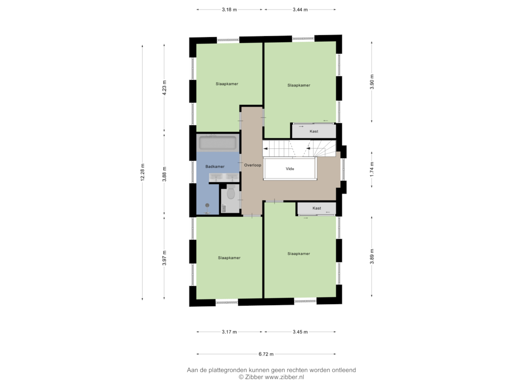 Bekijk plattegrond van Eerste Verdieping van Tabaksveld 9