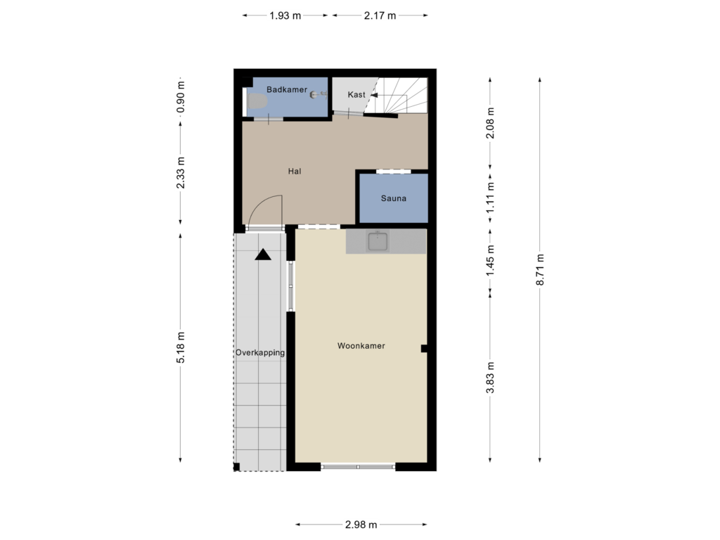 Bekijk plattegrond van Gastenverblijf van Tabaksveld 9