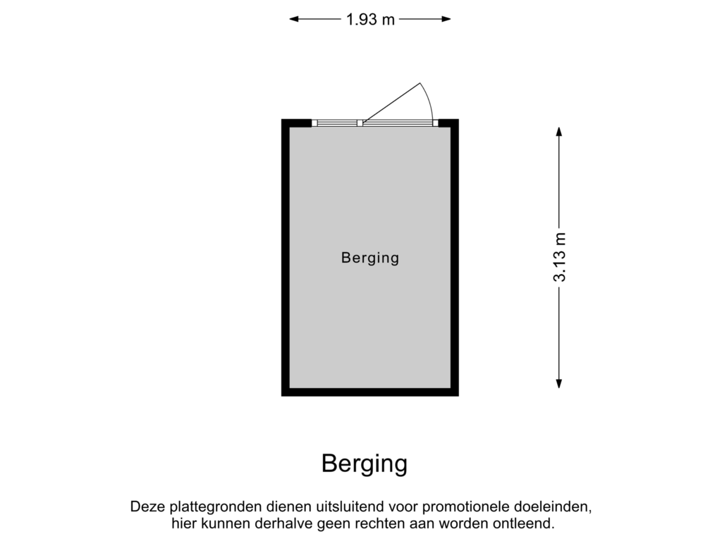 Bekijk plattegrond van Berging van Enkhuizerzand 39