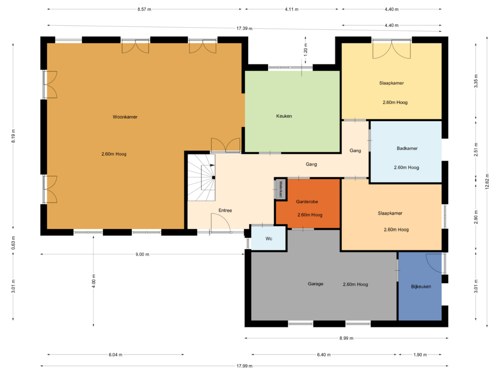 Bekijk plattegrond van Begane grond van Jasmijnlaan 12