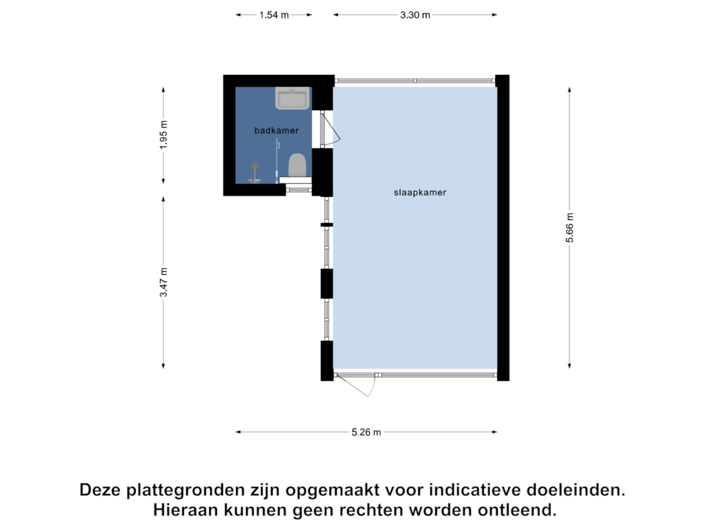 Bekijk plattegrond van Gastenverblijf van Nadorstweg 31