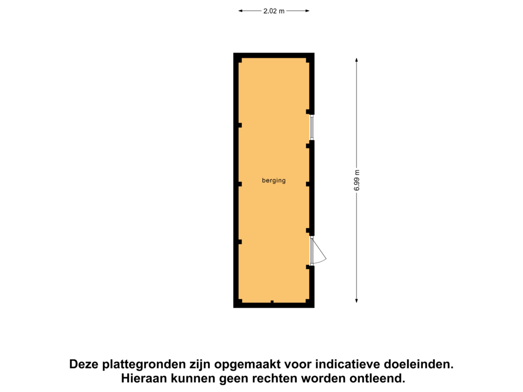 Bekijk plattegrond van Berging van Nadorstweg 31