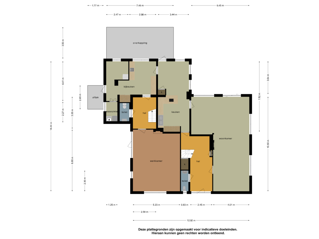 Bekijk plattegrond van Begane grond van Priesterinkdijk 10