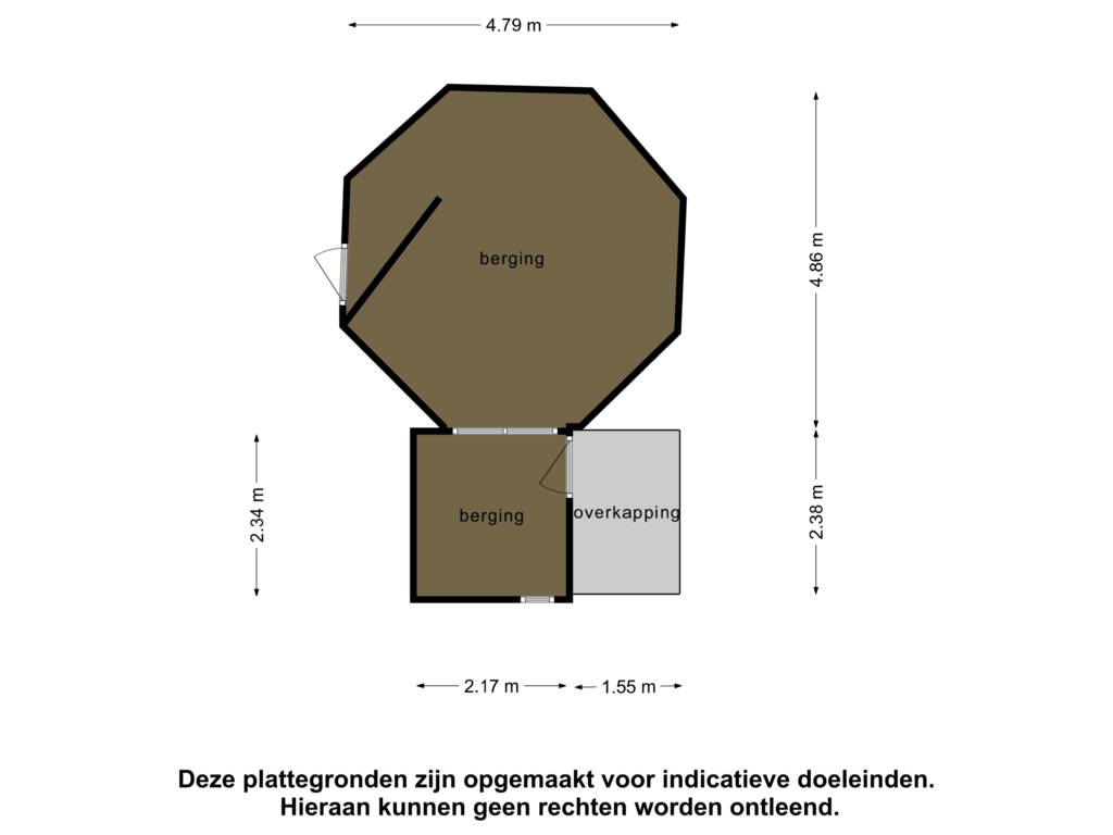 Bekijk plattegrond van Berging 3 van Priesterinkdijk 10