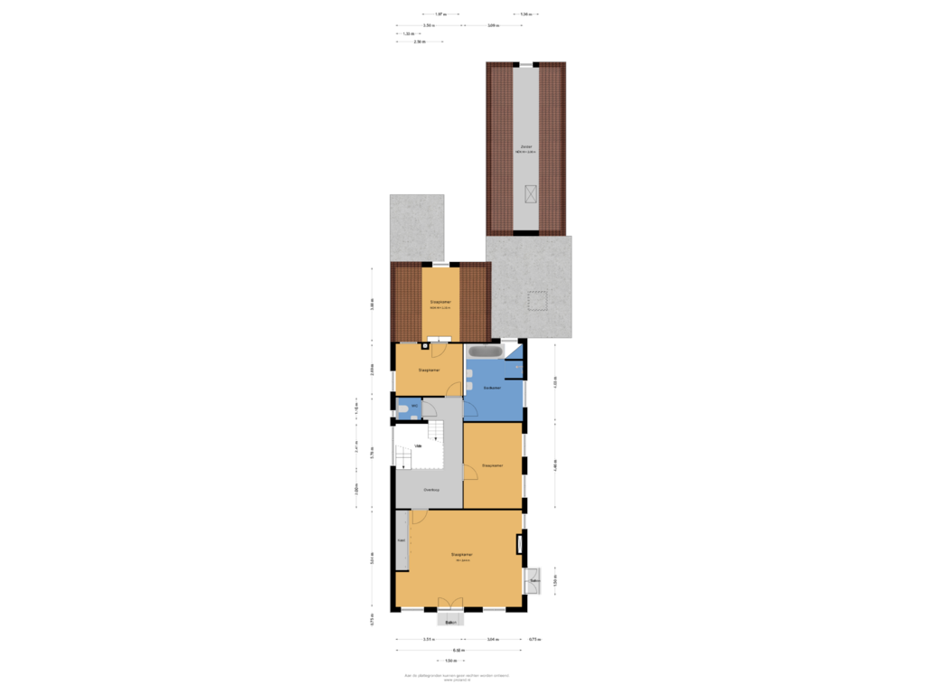 Bekijk plattegrond van 1e Verdieping van Brinkstraat 17