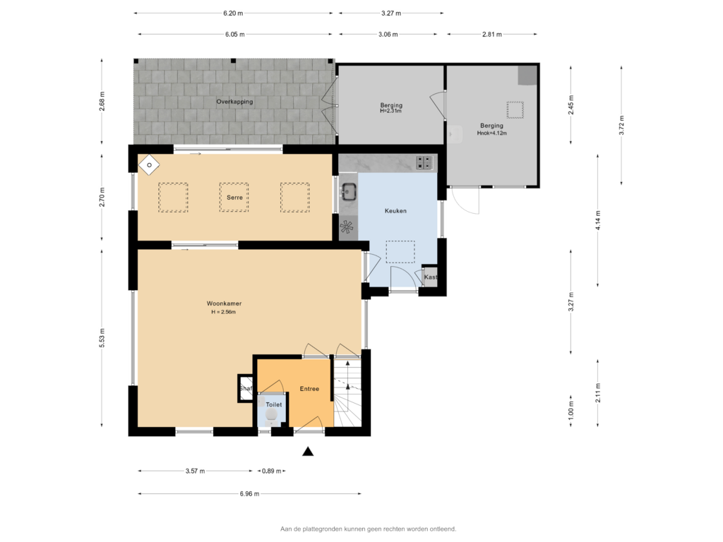 Bekijk plattegrond van Begane grond van Gelreweg 48