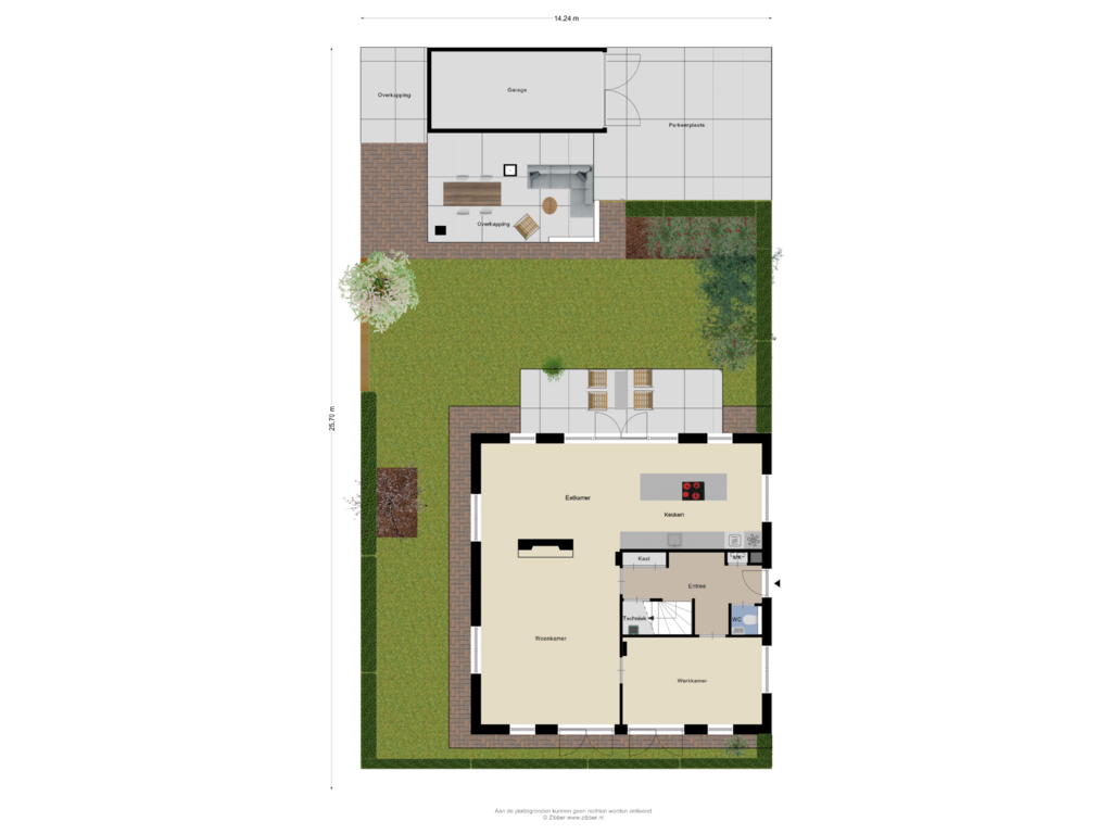 Bekijk plattegrond van Begane Grond_Tuin van Heideweg 61