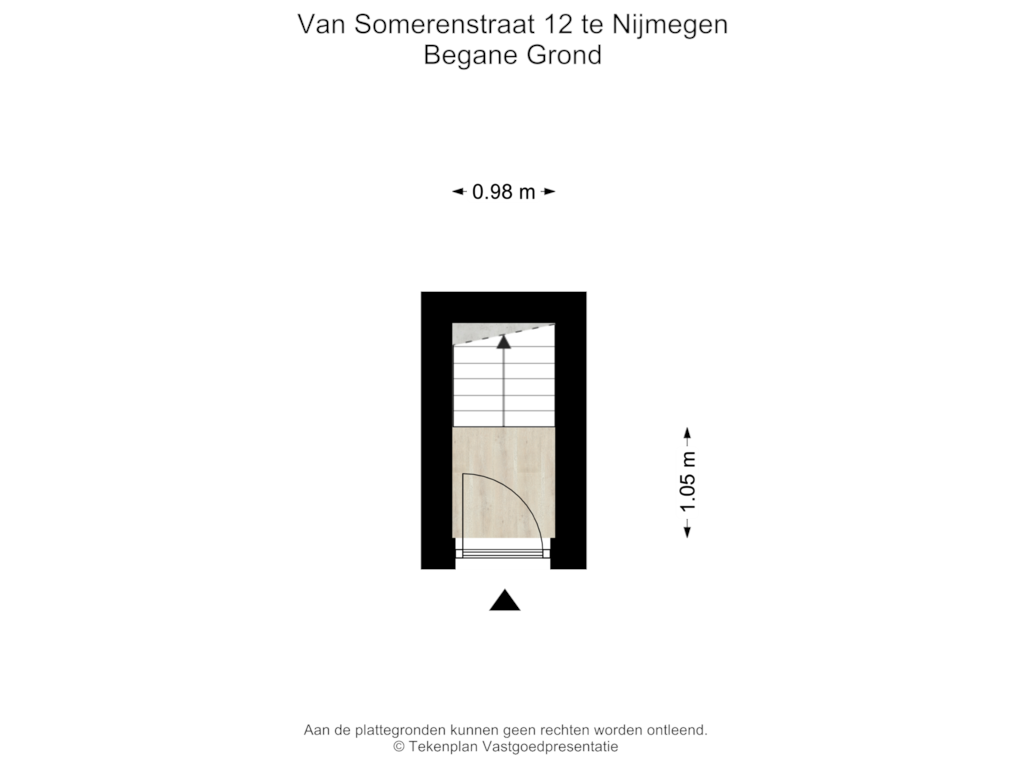 View floorplan of Begane Grond of van Somerenstraat 12