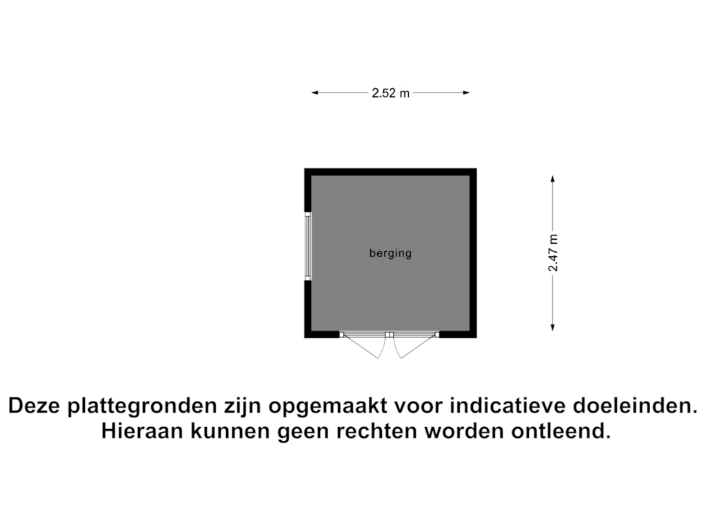 Bekijk plattegrond van Berging van Irislaan 6