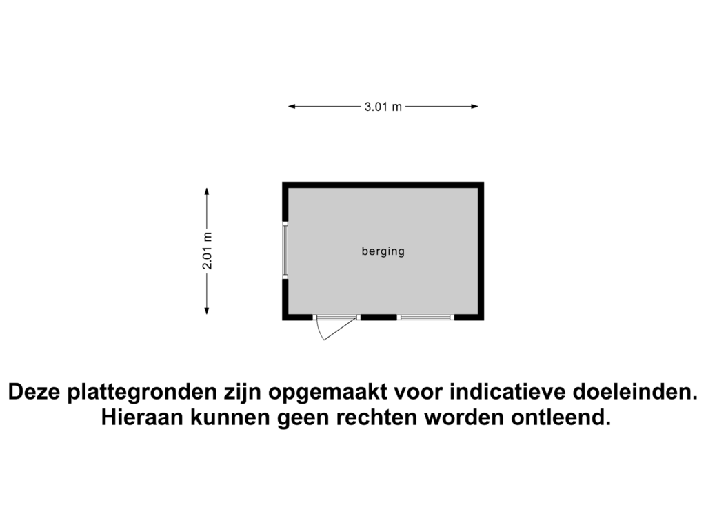 Bekijk plattegrond van Berging van Lijster 32