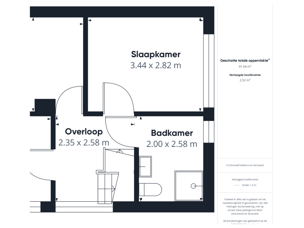 Bekijk plattegrond van 1e Verdieping van Hunzelaan 25