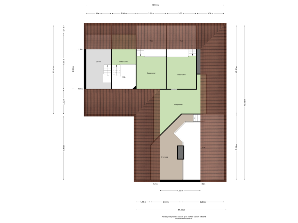 Bekijk plattegrond van Eerste Verdieping van Dennenmark 9